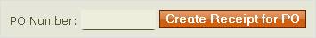 Create Receipt for PO