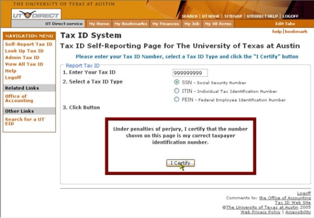 How do you search for a federal tax ID number?
