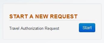 start a new request button