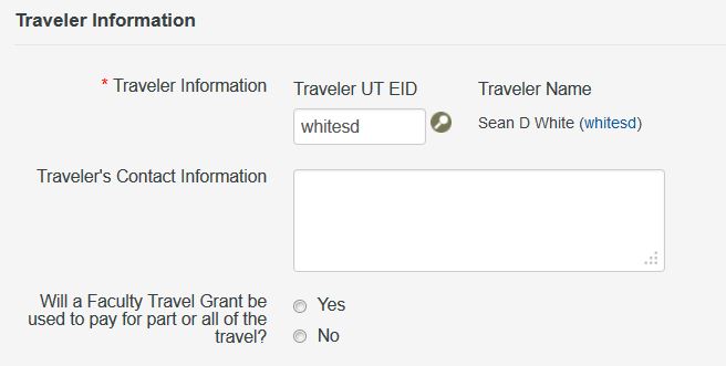 traveler information